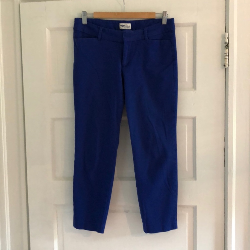 Royal blue Old Navy pixie ankle pants